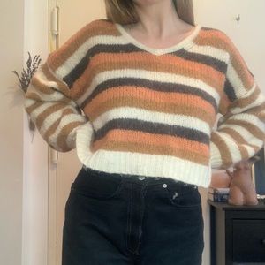 striped madewell sweater